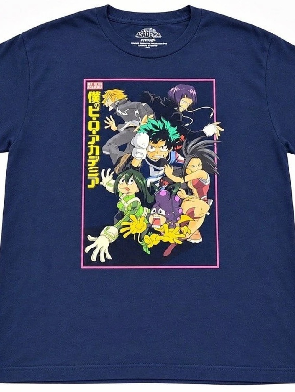Funimation My Hero Academia graphic tee Graphic Tee in Blue XL Like New